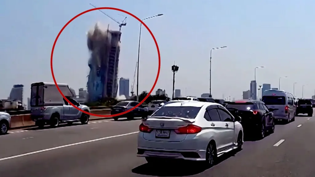 Watch: Moment baby is born on Bangkok street after quake evacuation