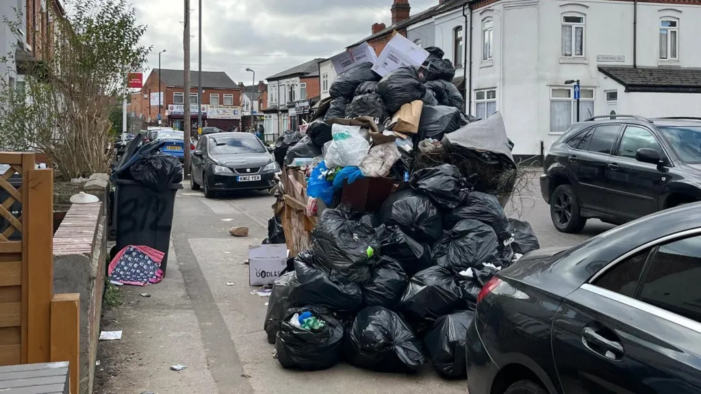 Bin strike exposes divide between rich and poor