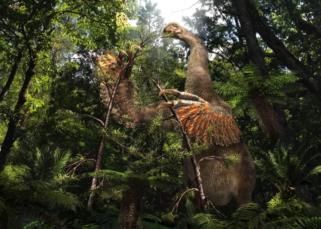 Unique two-clawed dinosaur discovered