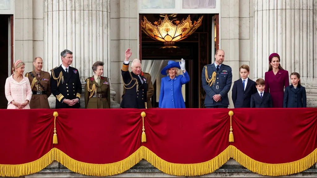 Veterans, royals and a packed Mall: VE Day at 80 in pictures