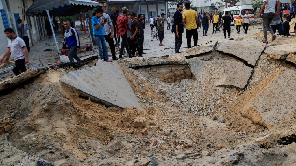Israeli air strike on hospital kills at least six people in Gaza, local officials say
