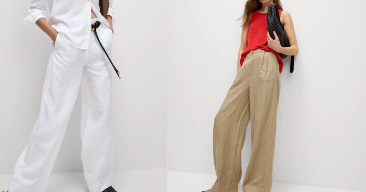 Marks and Spencer&#039;s &#039;perfect linen trousers&#039; become a summer wardrobe staple for shoppers