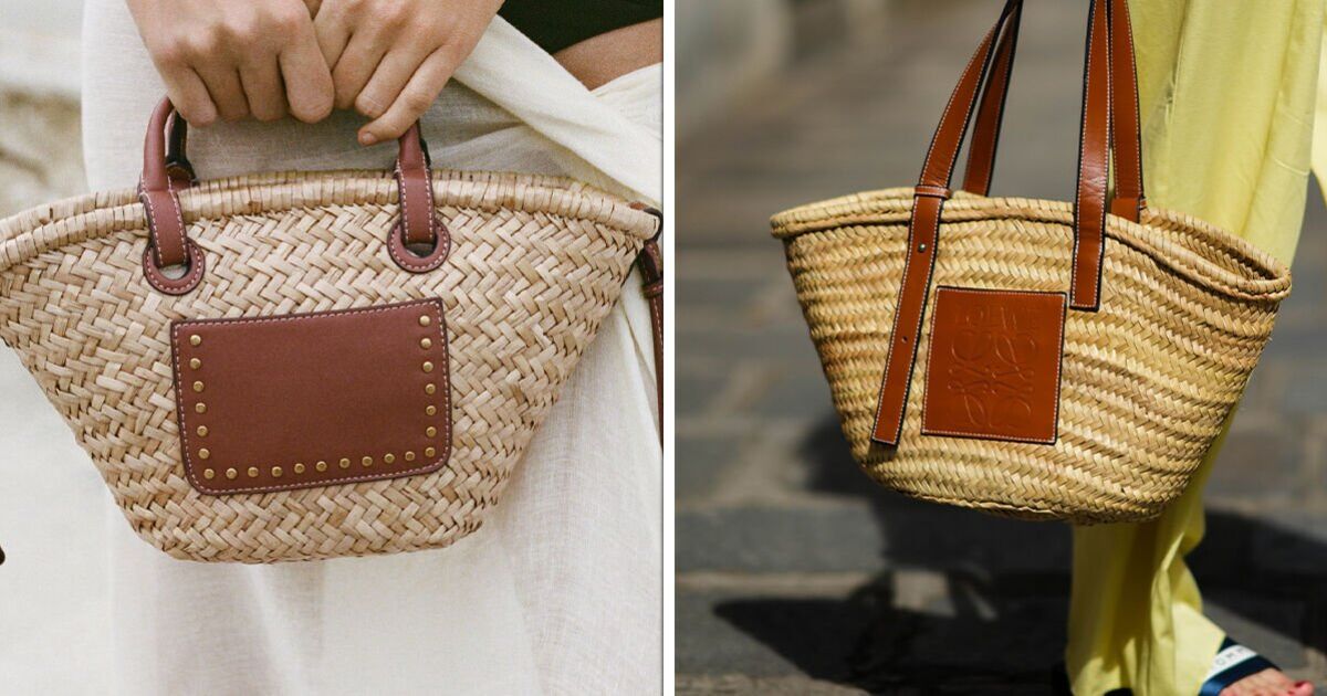 This stylish summer basket bag looks so much like a luxury designer – but is £345 cheaper