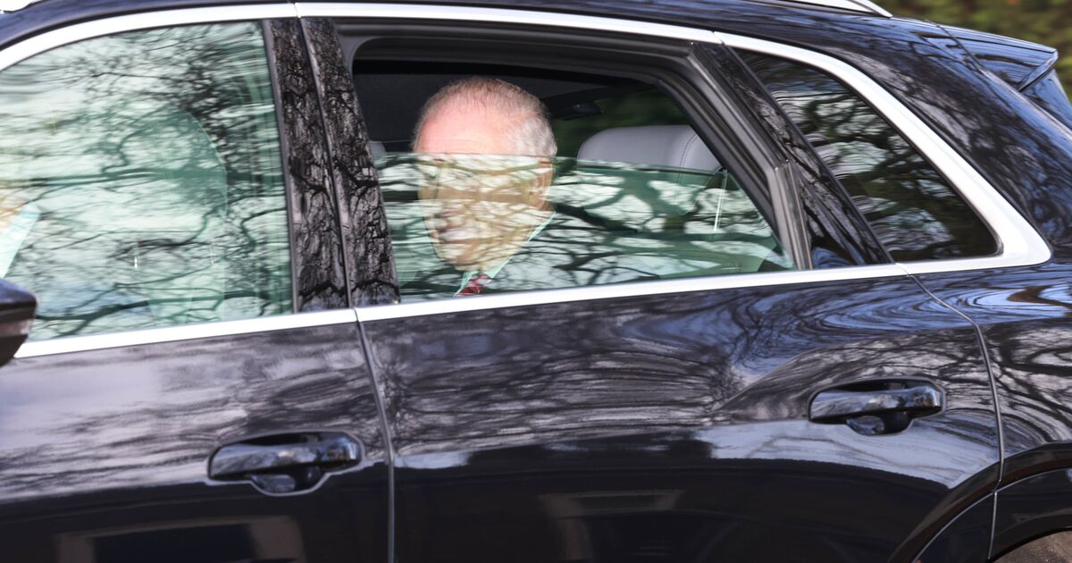 King Charles makes first public appearance after being taken to hospital