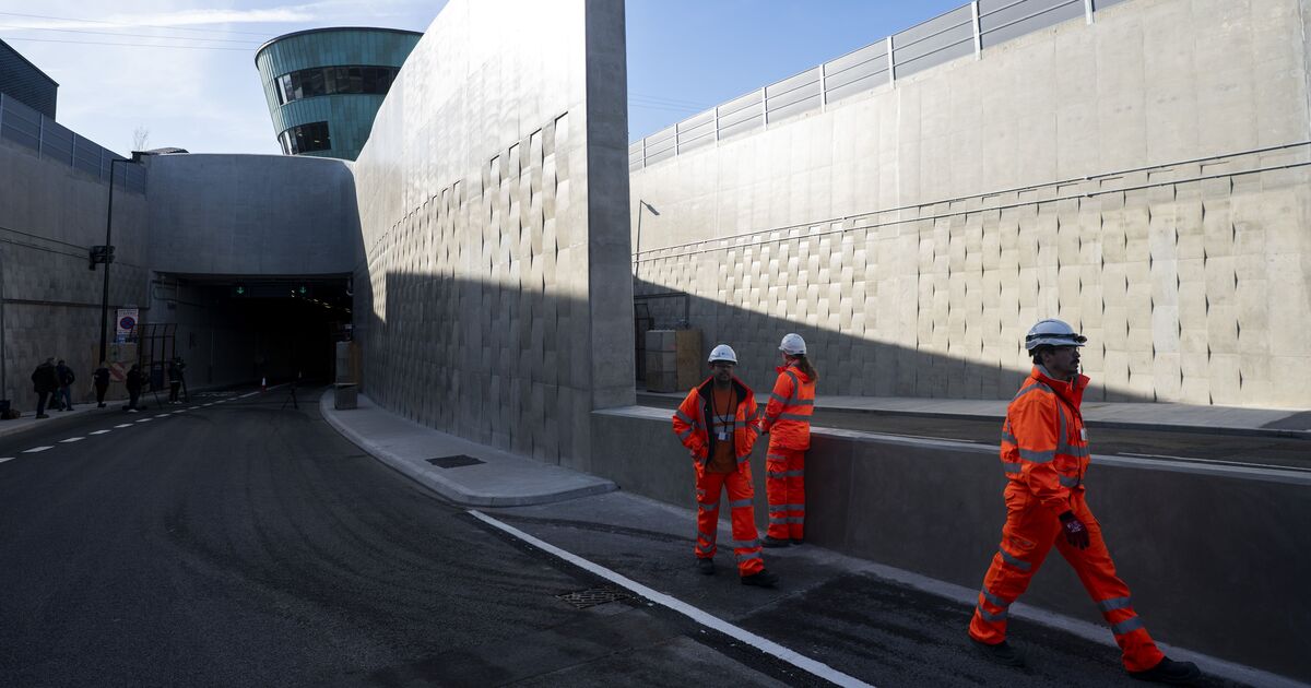 First pictures inside UK&#039;s new £2.2bn tunnel opening next week