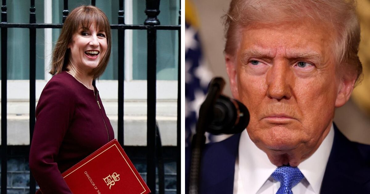 Rachel Reeves dealt hammer blow as UK growth set to slow after Trump&#039;s tariff blitz