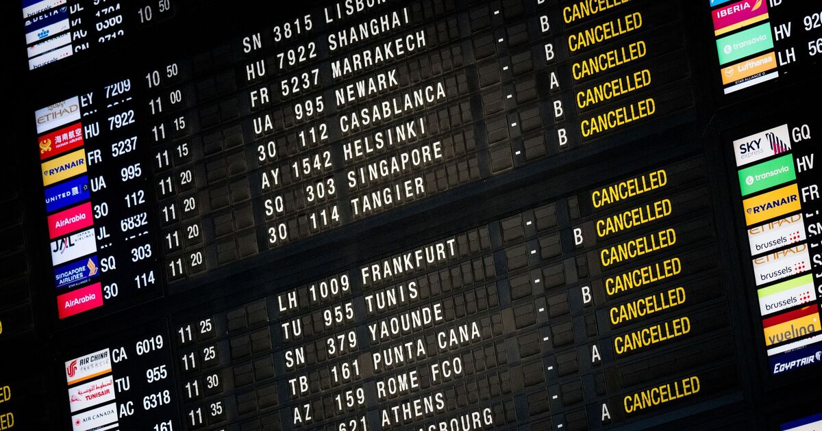 Major European airport cancels all departing flights for 1 day over strike chaos
