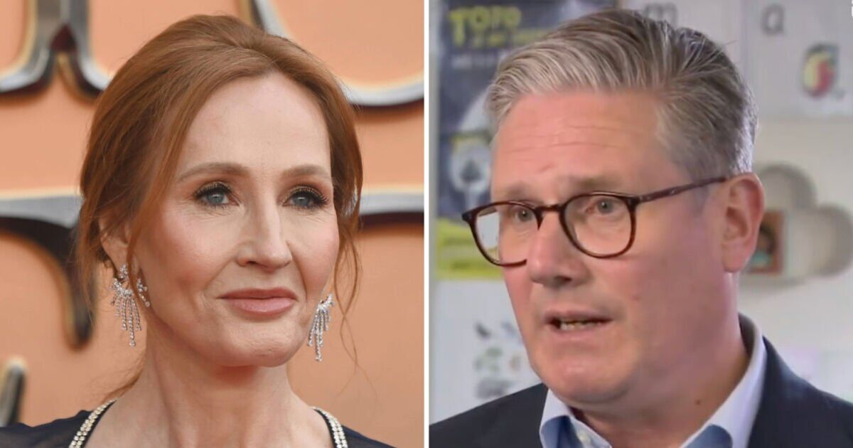 JK Rowling launches blistering attack on &#039;coward&#039; Keir Starmer over trans U-turn