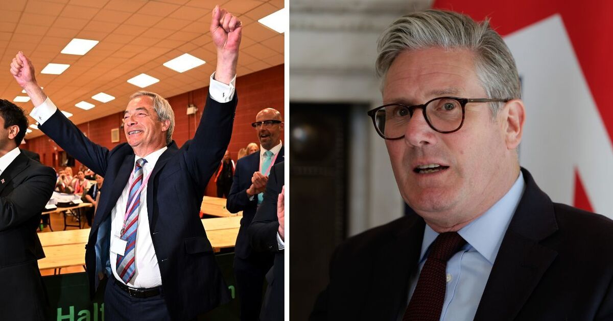 Nigel Farage brands Keir Starmer a &#039;coward&#039; after Labour&#039;s bruising Runcorn defeat