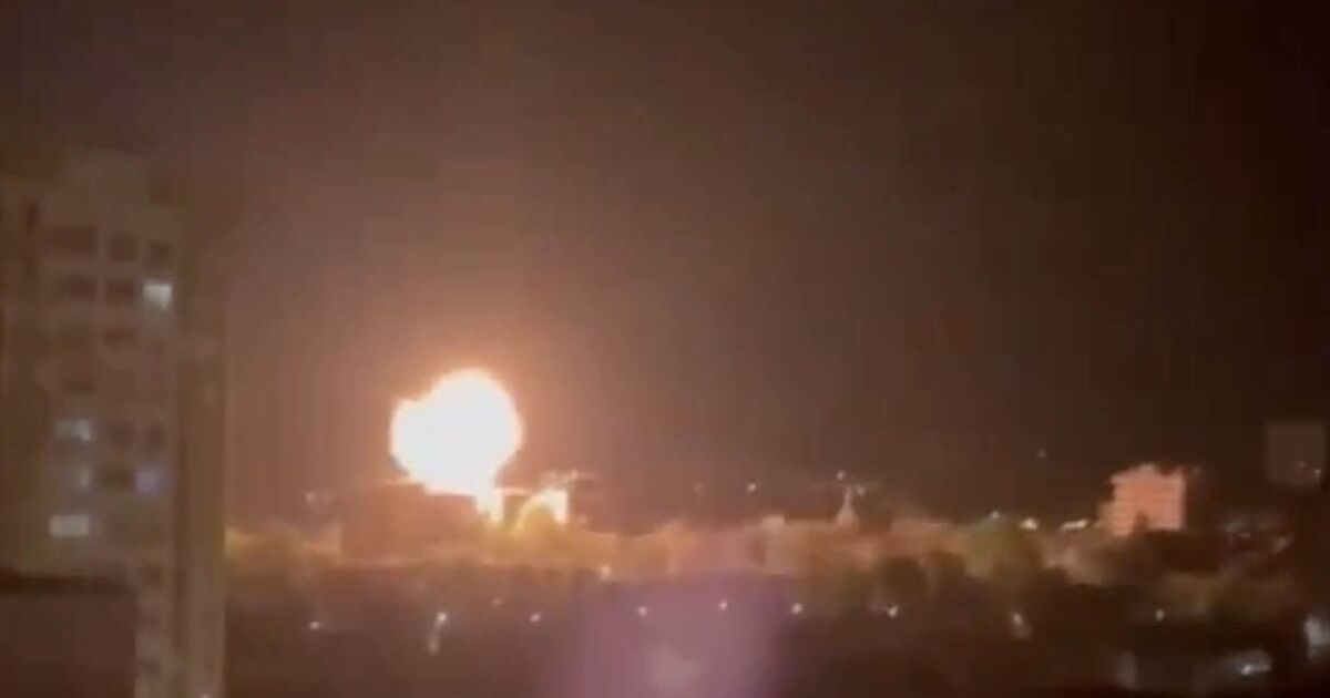 Ukraine in flames as Russia launches devastating drone attack leaving dozens injured