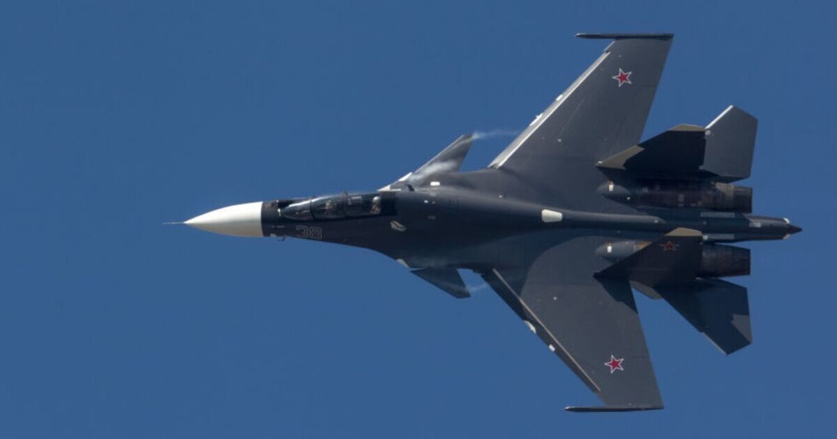 Russia reeling as £38m fighter jet shot down by Ukrainian sea drone in world first