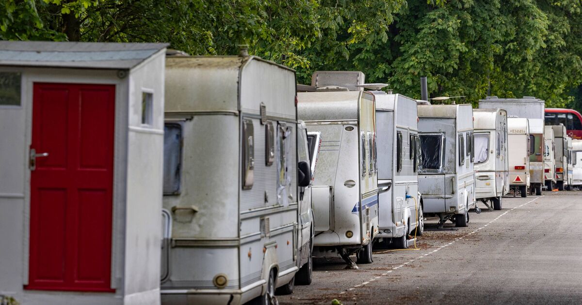 Chaos in city named Britain&#039;s &#039;van-dwelling&#039; capital where 700 people live in caravans