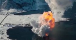 Moment German rocket launch ends in complete disaster
