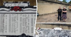 Veterans 'disgusted' after council removes war mural and replaces it with blank wall