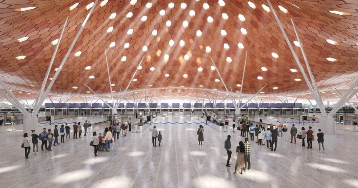 Incredible pictures of new £1.1m airport terminal in African city just 3 hours from UK