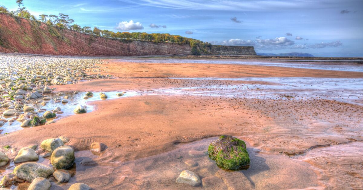 &#039;Magical&#039; little-known UK beach has waterfalls cascading down cliffs