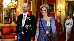 Royals host glittering state banquet for German president