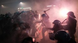 Italian police arrest protesters after clash in Olympic host city Milan