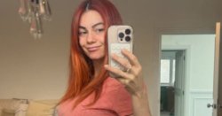 Heavily pregnant Dianne Buswell shares four-word baby announcement