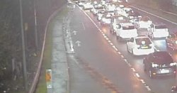 M62 <b class='text-danger'>traffic</b> LIVE: Drivers face rush hour chaos as police urge 'avoid the area' after crash