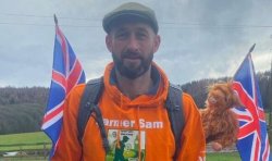Farmer completes huge 142-mile walk to raise awareness of mental health