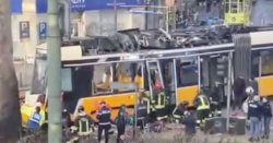 Milan tram derailment LIVE: At least 1 dead and several injured after horror crash