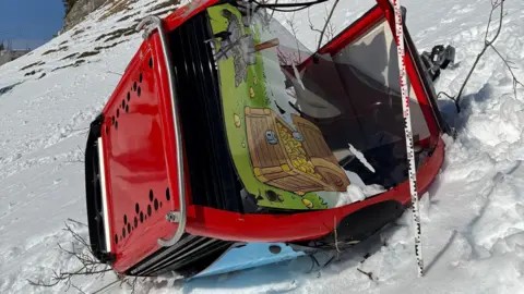 Woman killed after ski gondola detaches and tumbles down Mt Titlis at Engelberg